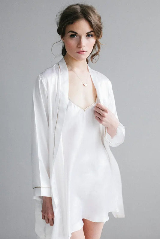 Classic Silk Robe Salua Lingerie