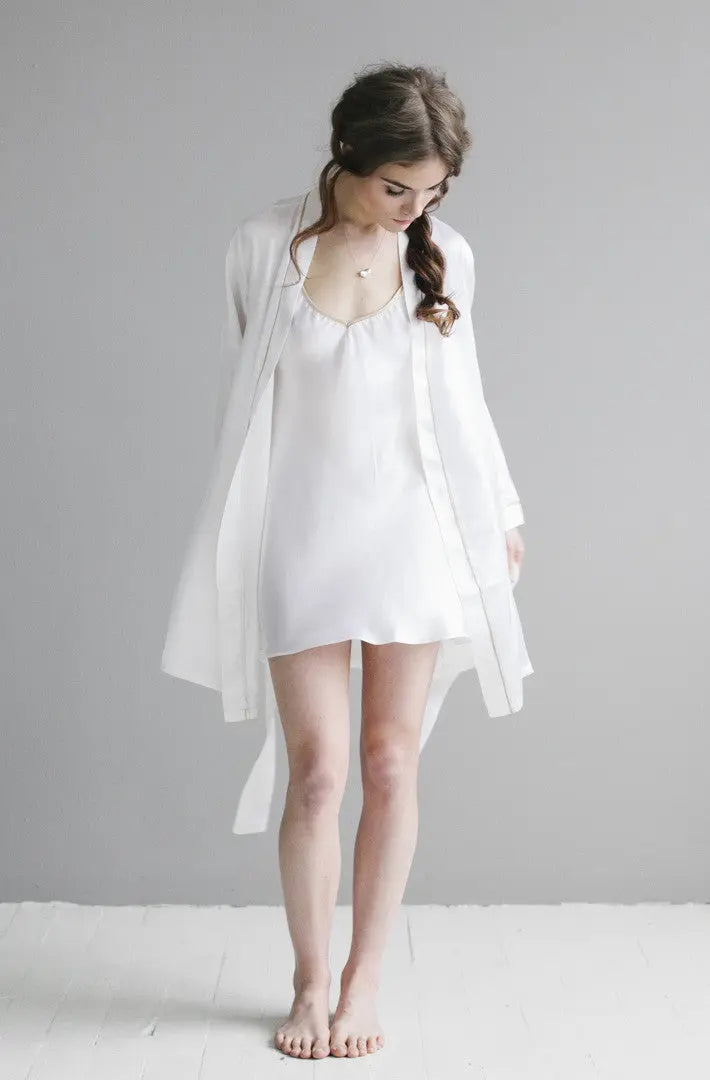 Classic Silk Robe Salua Lingerie