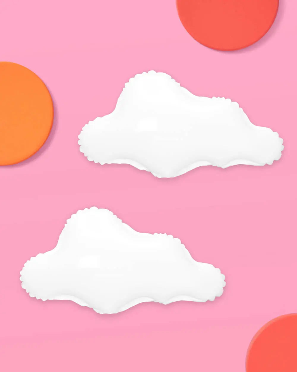 Cloud Nine Balloons - 4 cloud balloons xo, Fetti