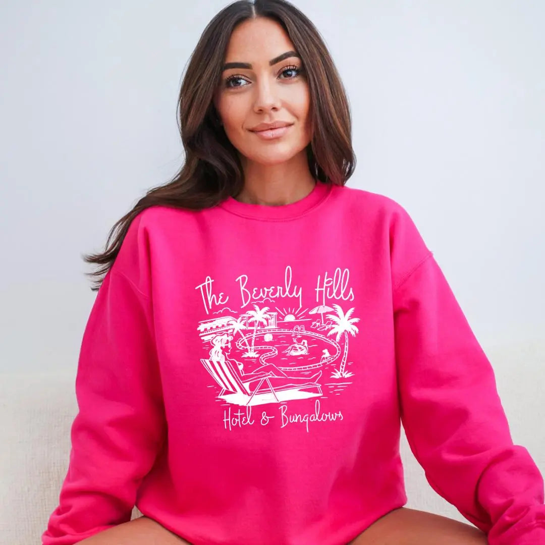 Club Beverly Hills Crewneck Sweatshirt Printify