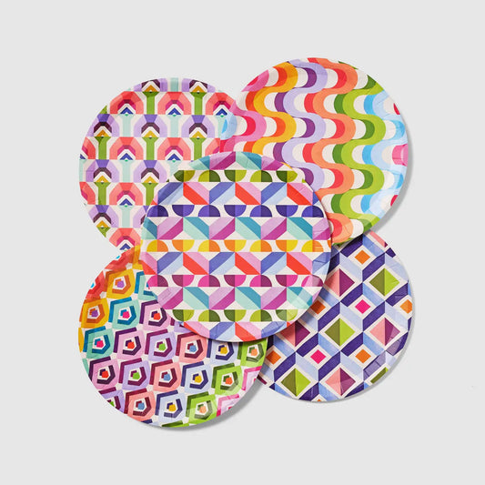 Color me Crazy Large Plates (10 per pack) Coterie