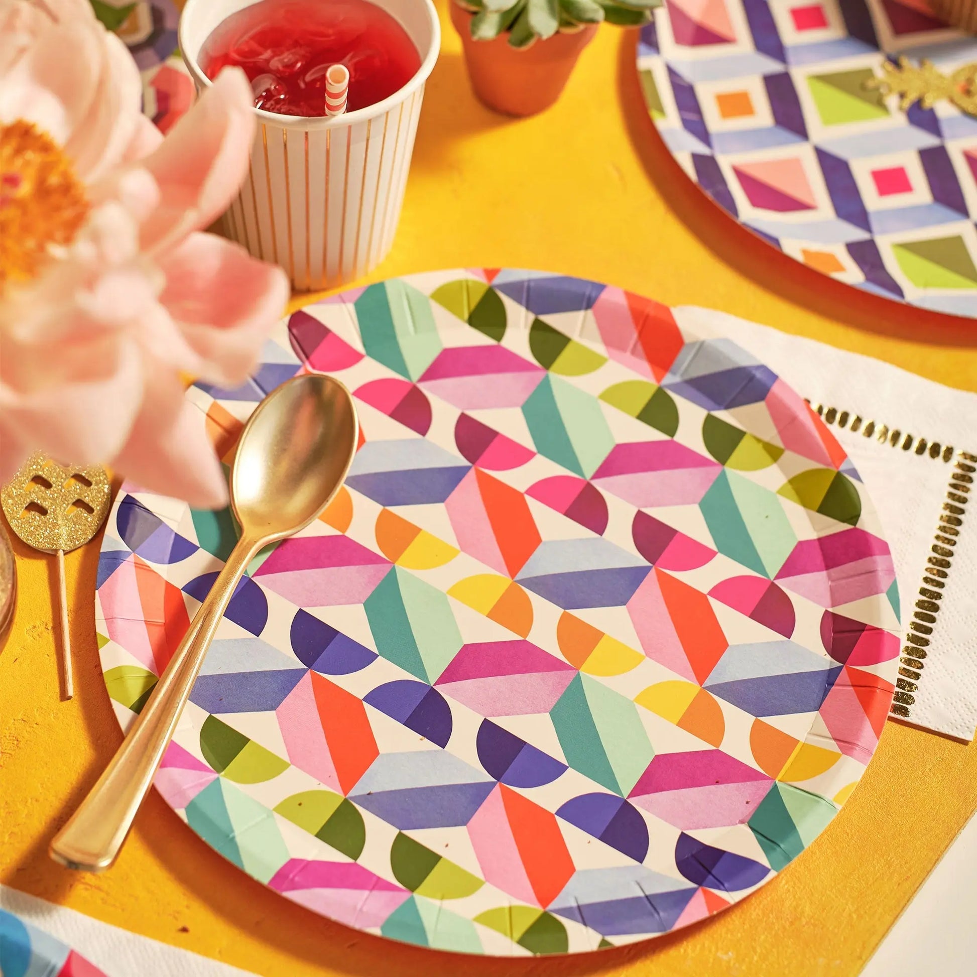 Color me Crazy Large Plates (10 per pack) Coterie