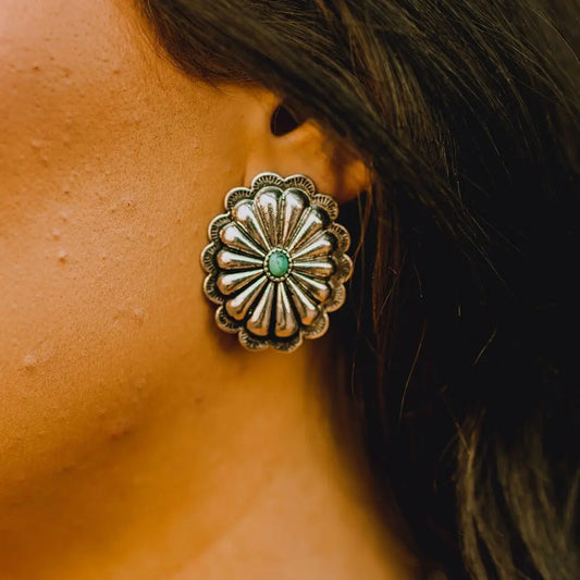 Concho Turquoise Studs Wild Junkie