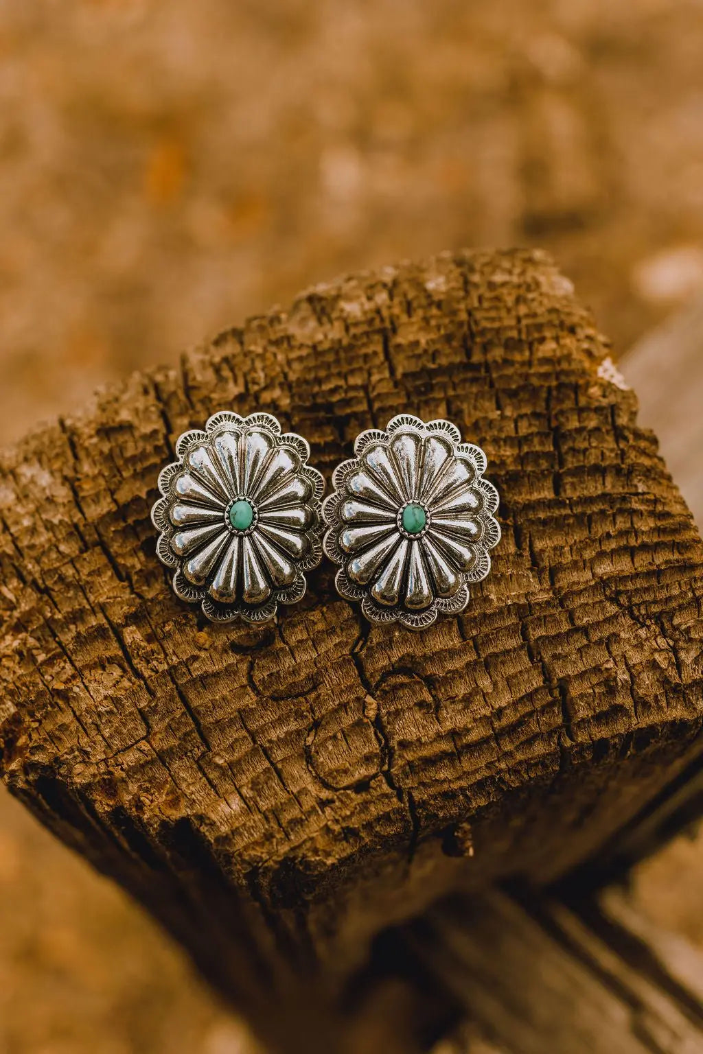 Concho Turquoise Studs Wild Junkie