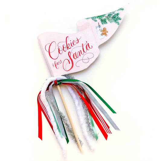 Cookies for Santa Party Pennant Cami Monet