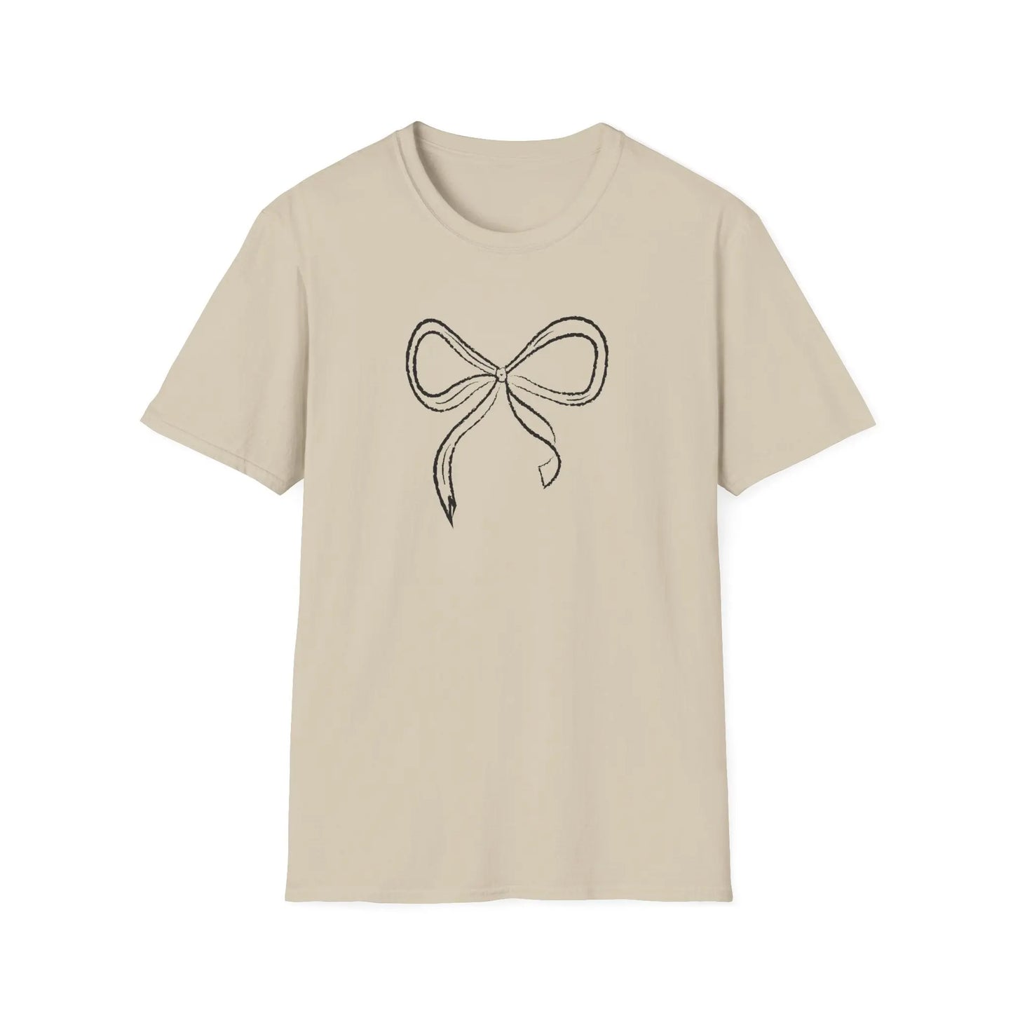 Coquette Bow Softstyle T-Shirt Printify