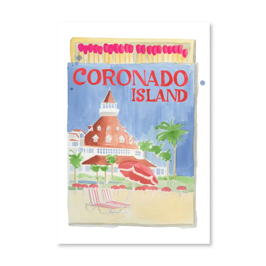 Coronado Island Matchbook Furbish Studio