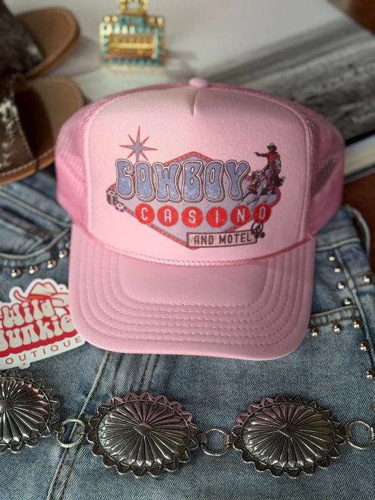 Cowboy Casino Trucker Hat Wild Junkie