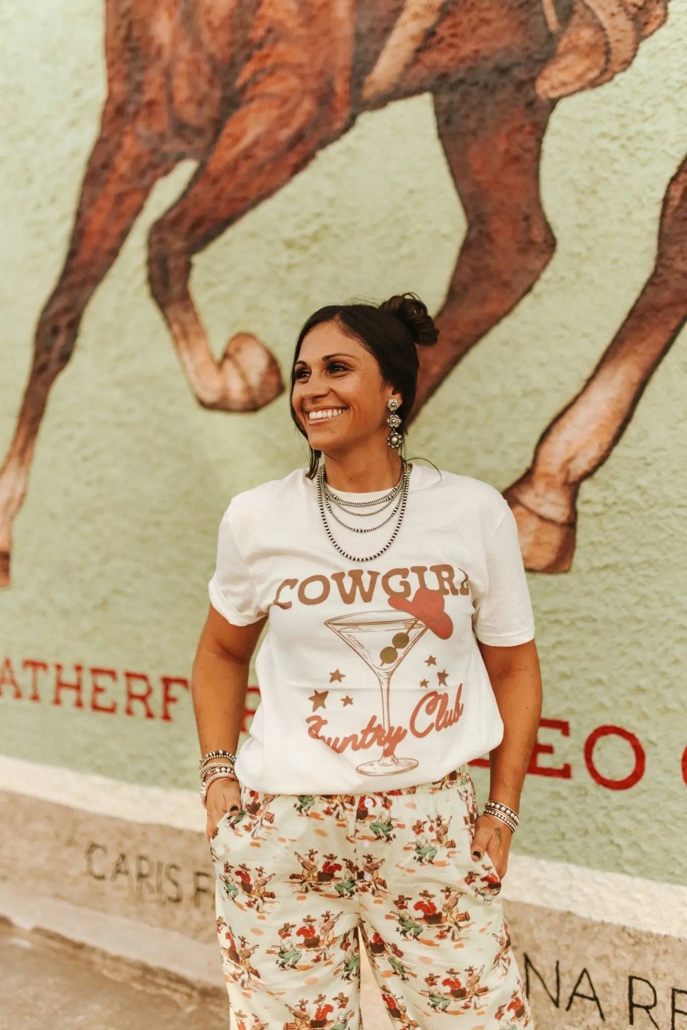 Cowgirl Country Club Graphic Tee Wild Junkie