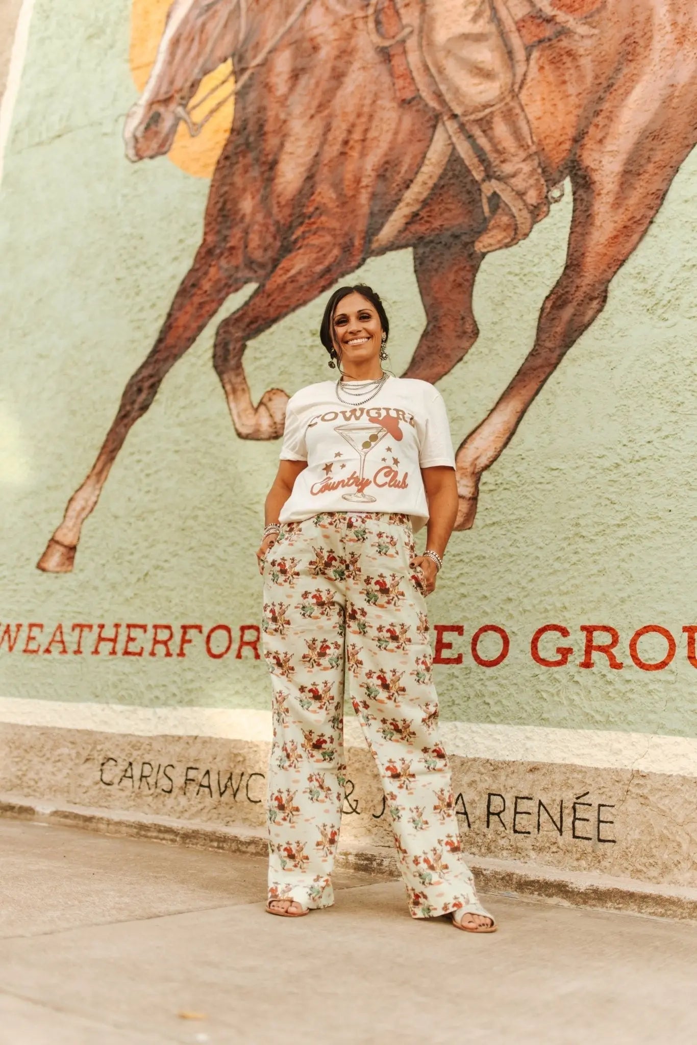 Cowgirl Country Club Graphic Tee Wild Junkie
