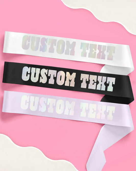 Cowgirl Custom Sash - customizable sash xo, Fetti