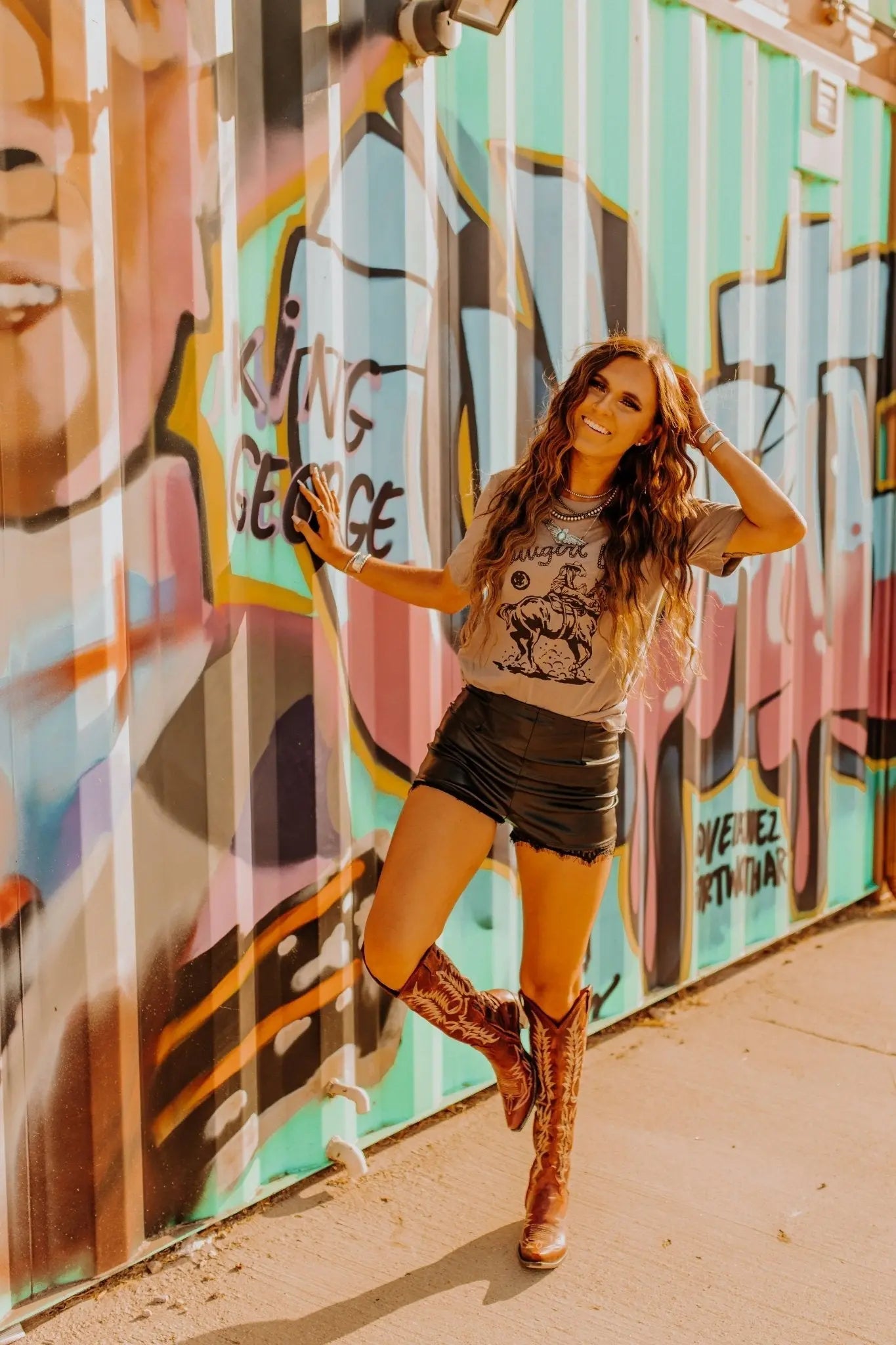 Cowgirl Up Graphic Tee Wild Junkie