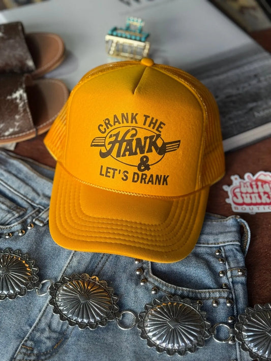 Crank The Hank Trucker Hat Wild Junkie
