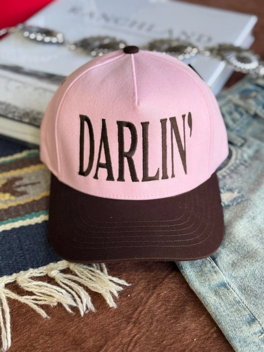 Darlin' Embroidered Trucker Hat Wild Junkie