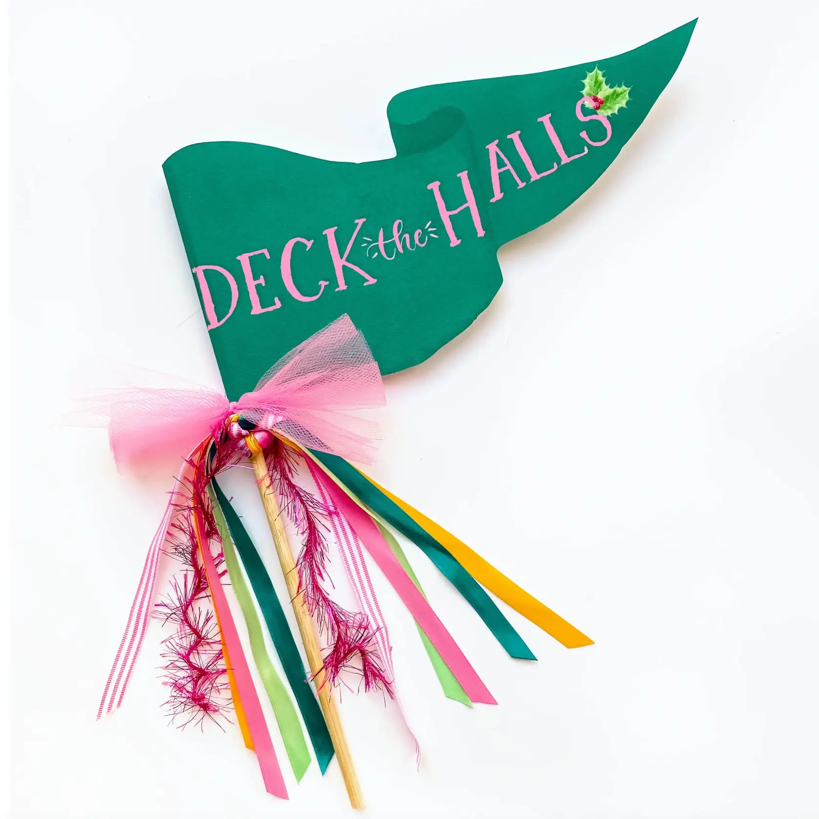 Deck the Halls Party Pennant Cami Monet