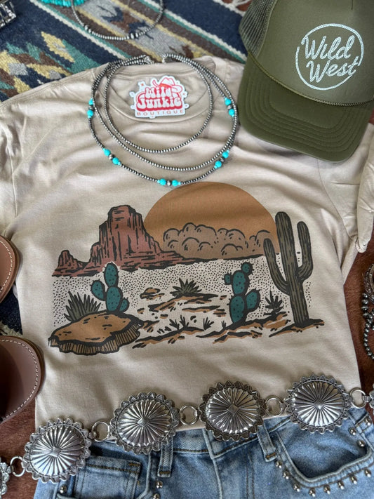 Desertscape Graphic Tee Wild Junkie