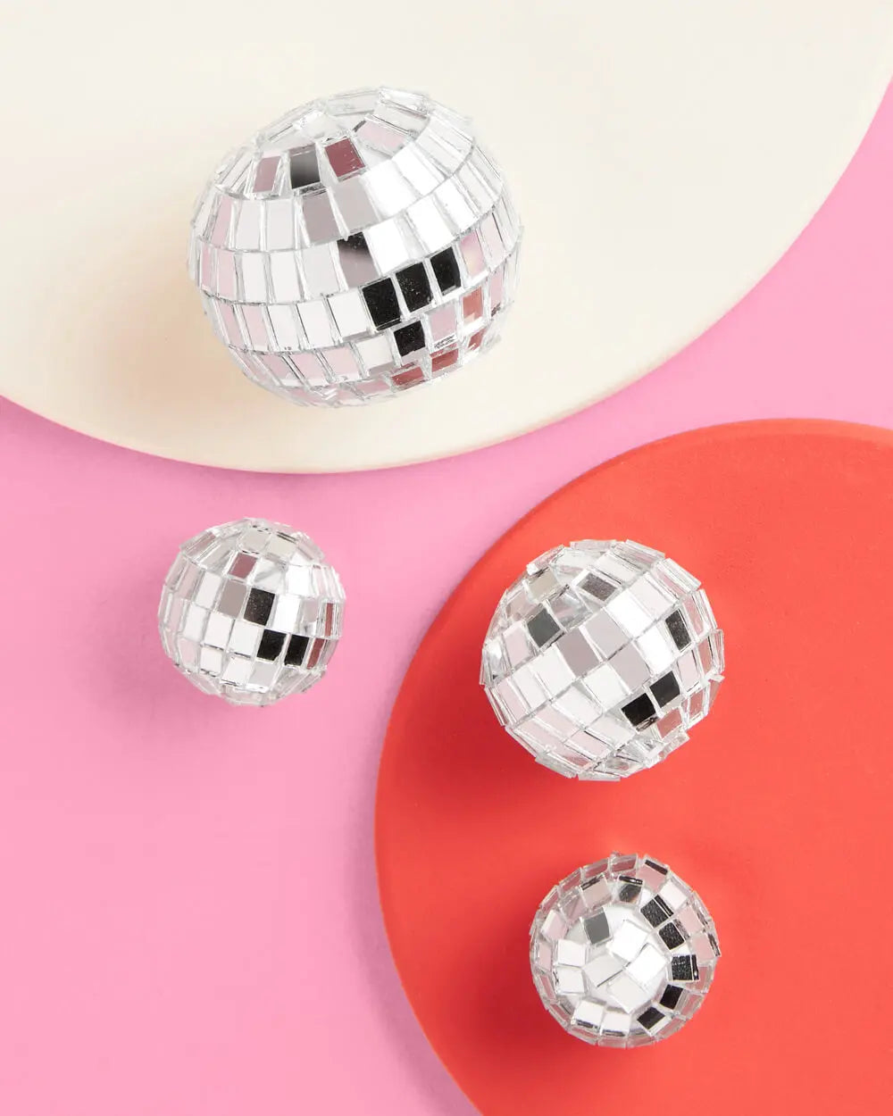 Disco + Iridescent Candle Cake Topper - candles + disco ball cake toppers xo, Fetti