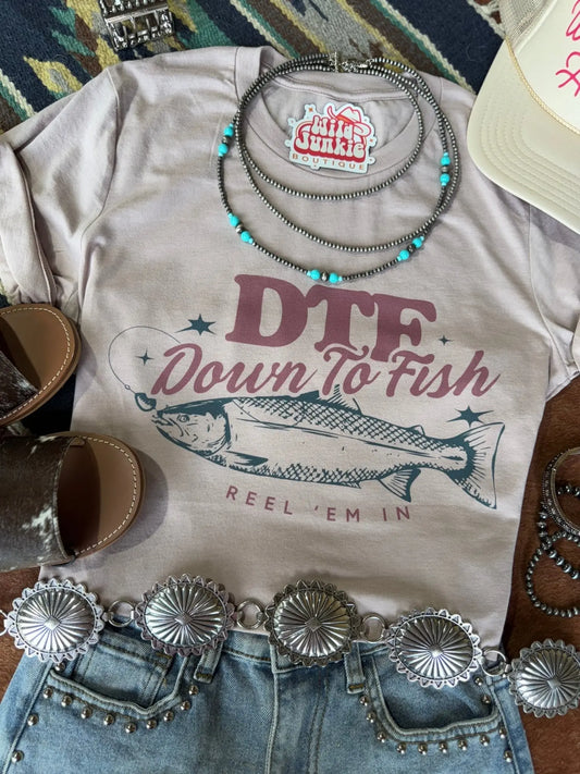 Down To Fish Graphic Tee Wild Junkie