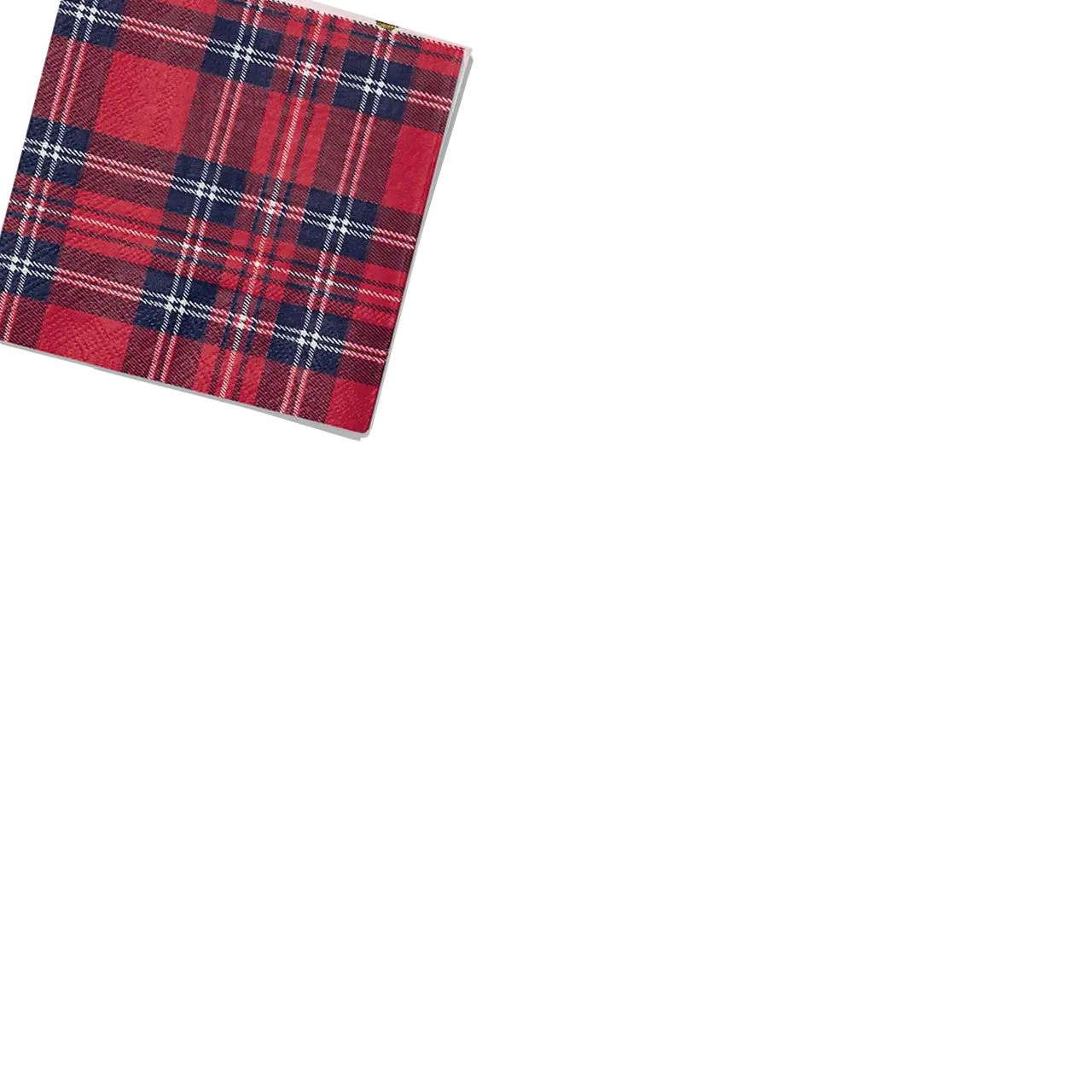 Draper James x Coterie Plaid Cocktail Napkins (25 per pack) Coterie