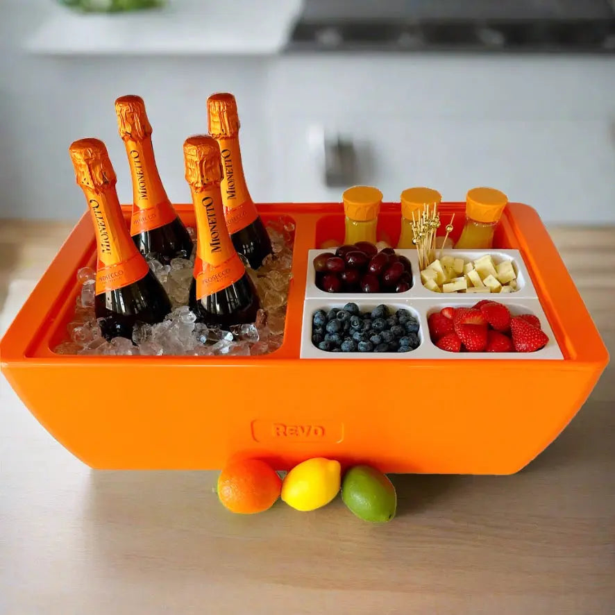 Dubler Party Cooler™ | Orange Burst REVO COOLERS, LLC
