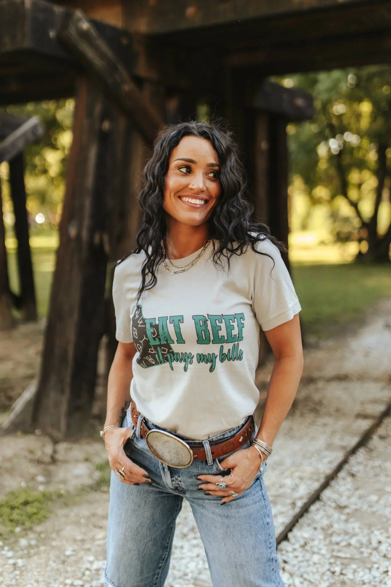 Eat Beef It Pays My Bills Graphic Tee Wild Junkie