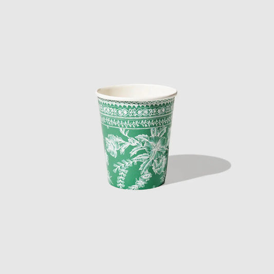 Emerald Toile Cups (10 per pack) Coterie