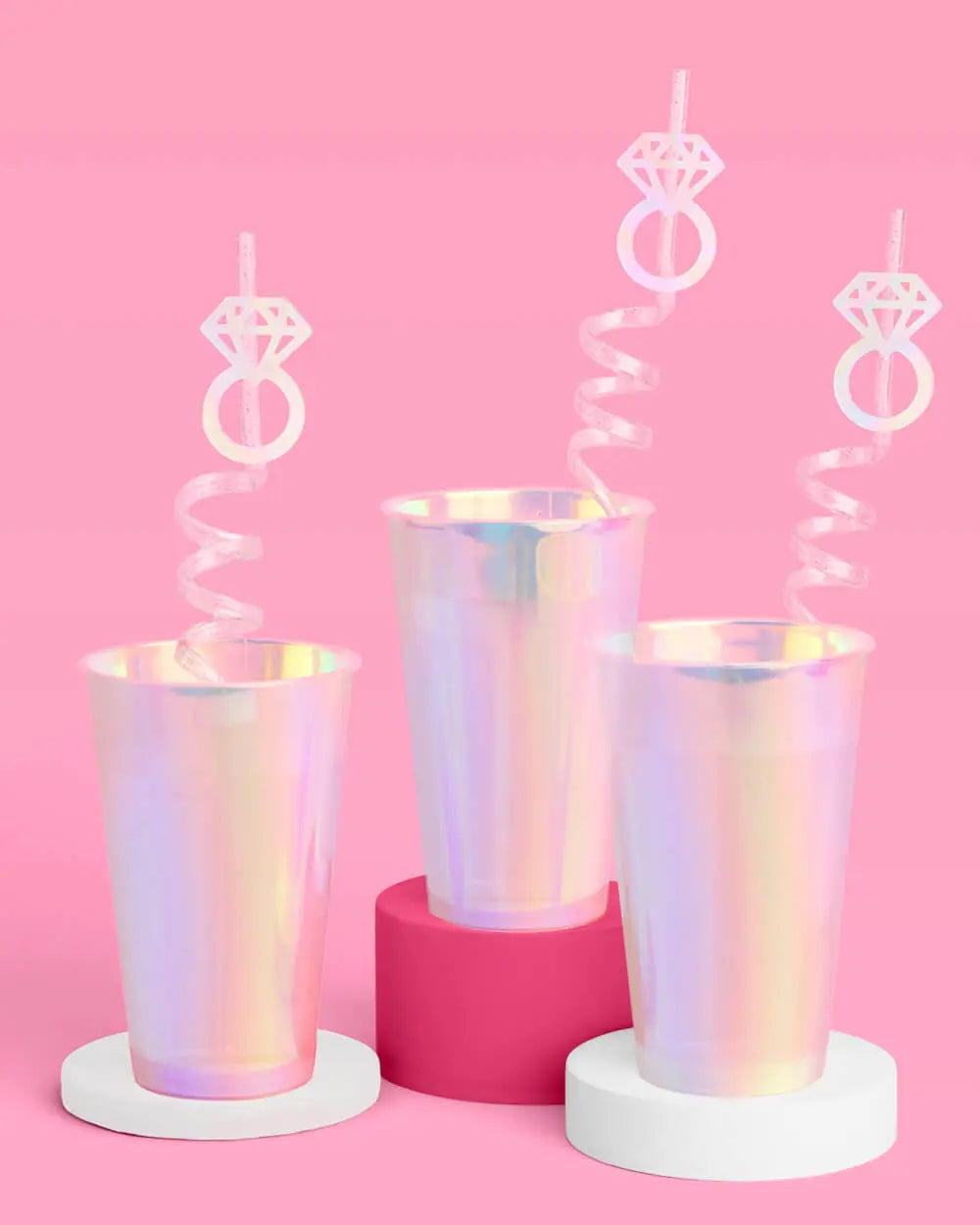 Engaged Era Straws - 12 reusable straws xo, Fetti