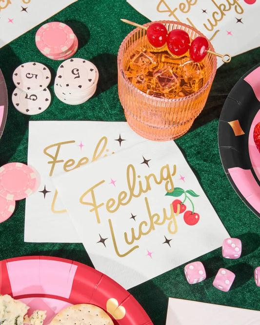 Feeling Lucky Napkins - 25 paper napkins xo, Fetti