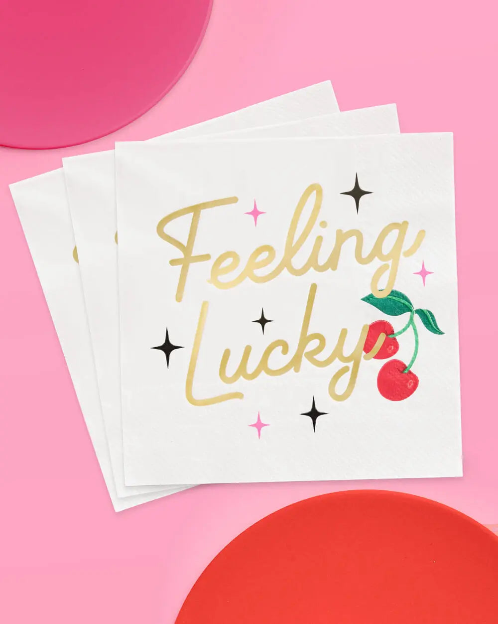 Feeling Lucky Napkins - 25 paper napkins xo, Fetti