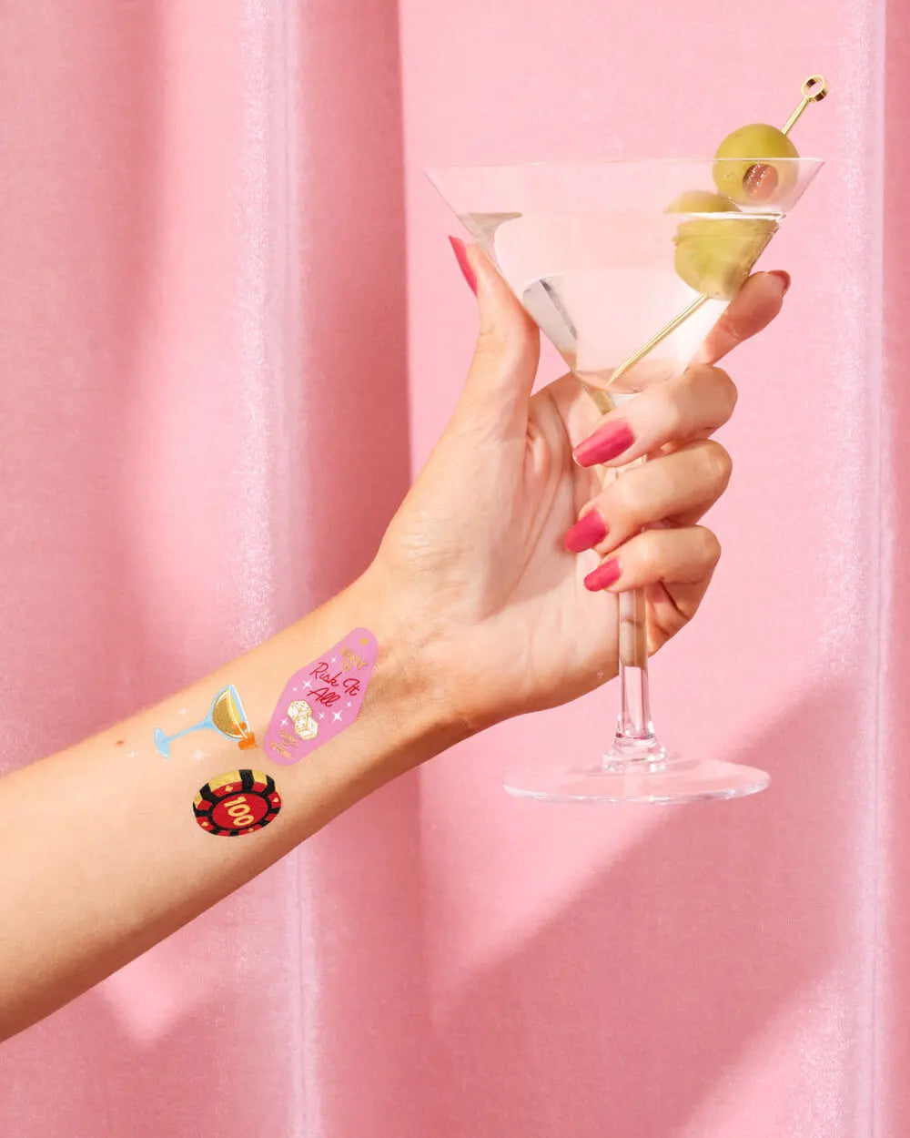 Feeling Lucky Tats - 50 temporary tattoos xo, Fetti