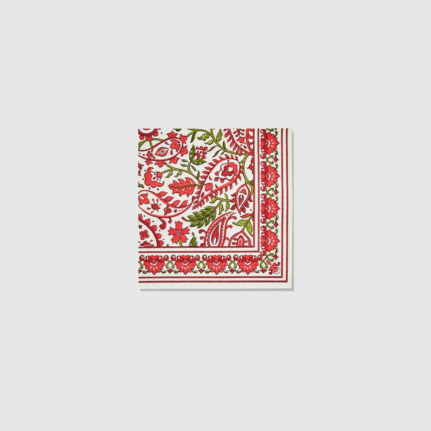 Festive Paisley Cocktail Napkins (25 per pack) Coterie