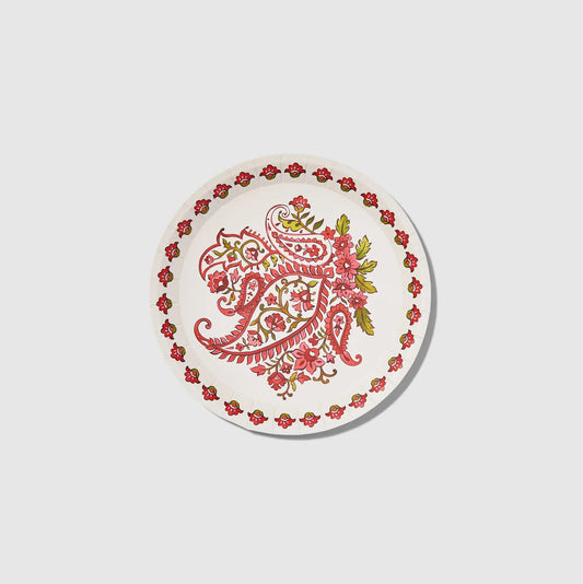 Festive Paisley Small Plates (10 per pack) Coterie