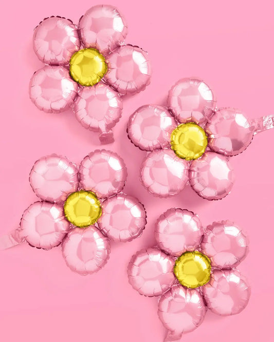 Flower Power Balloon - 4 flower balloons xo, Fetti