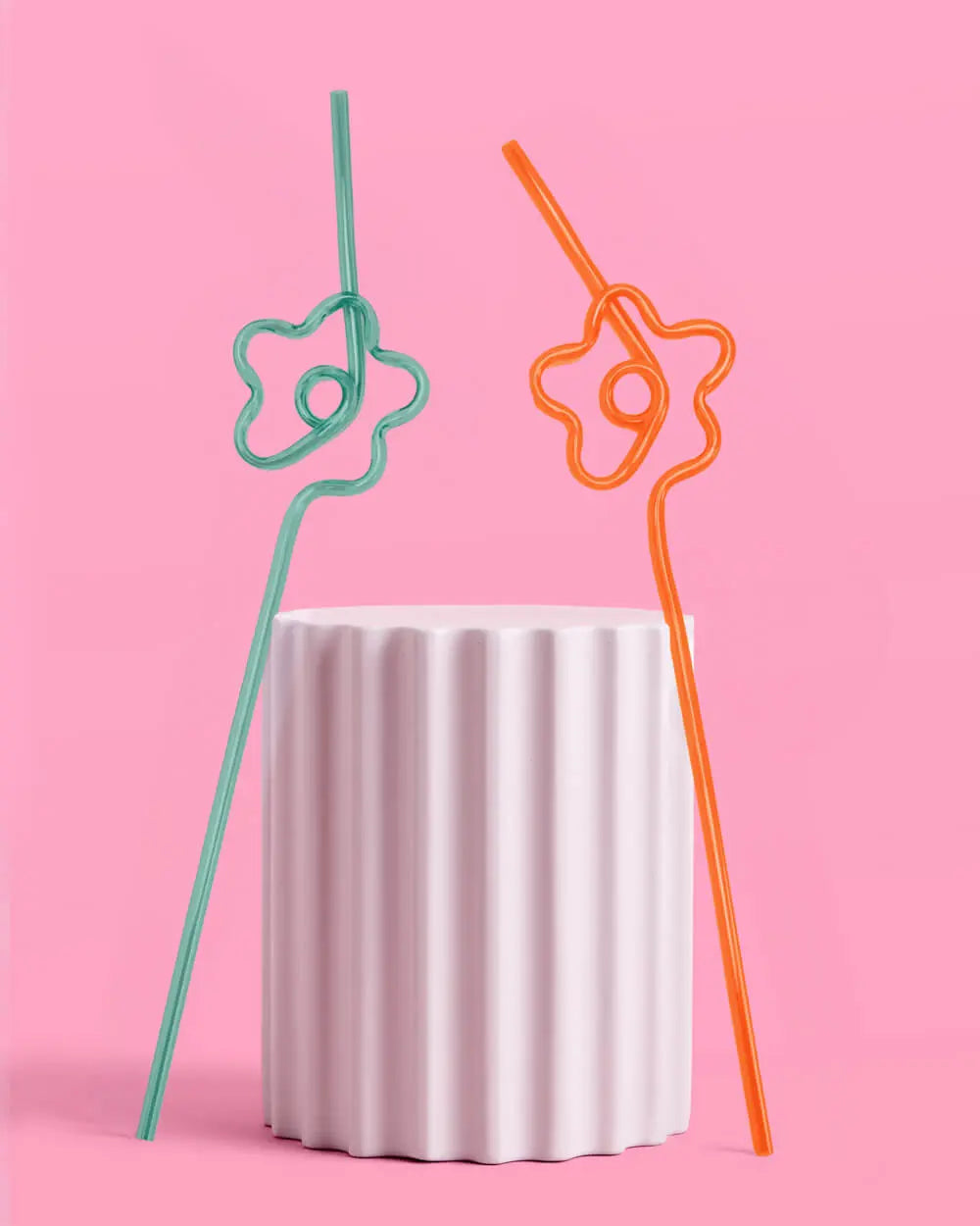 Flower Power Straws - 20 reusable straws xo, Fetti