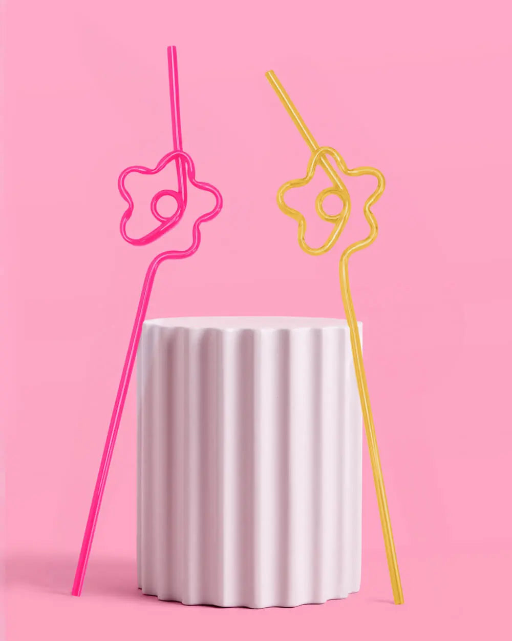 Flower Power Straws - 20 reusable straws xo, Fetti