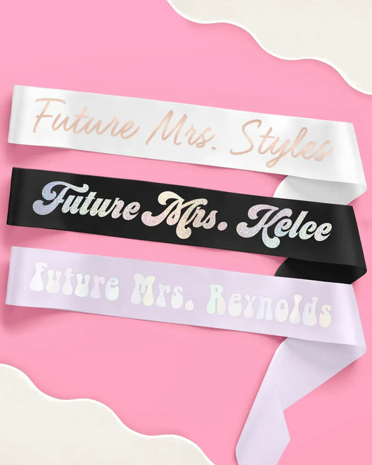 Future Mrs Sash - customizable sash xo, Fetti