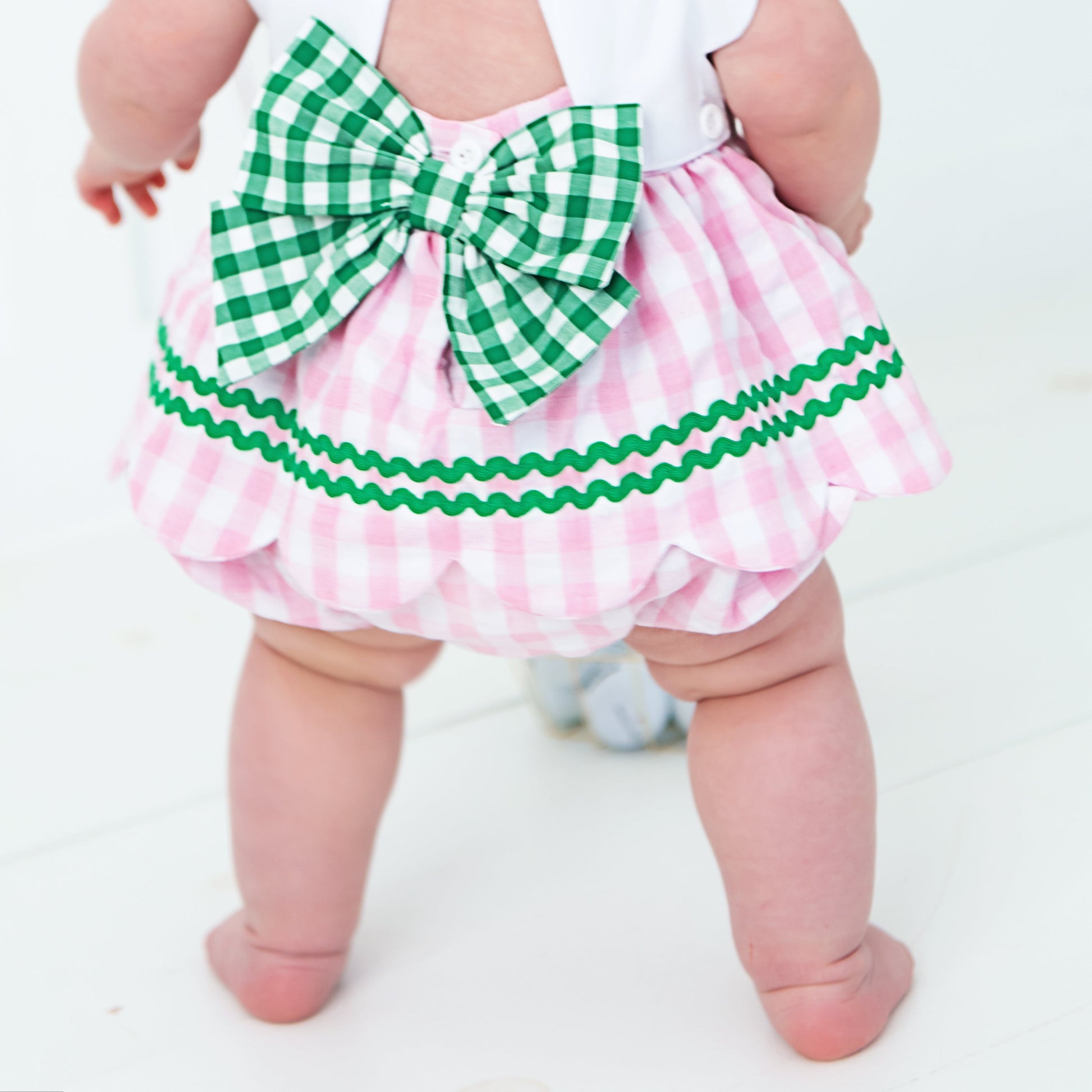 Hole-In-One First Birthday Girls Reversible Golf Bubble - Latchkey 