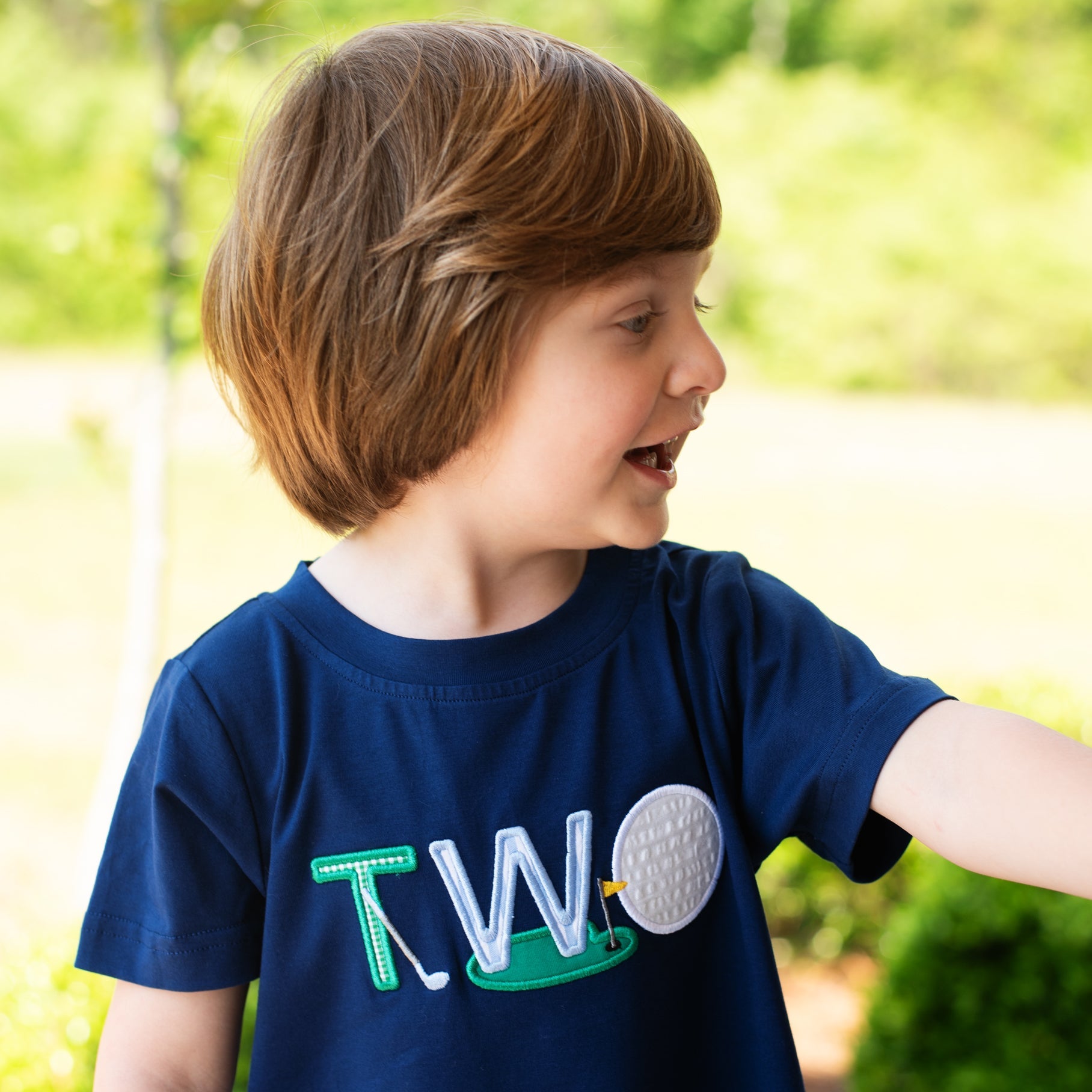 Teeing Up To Two Birthday Golf T-Shirt - Latchkey 