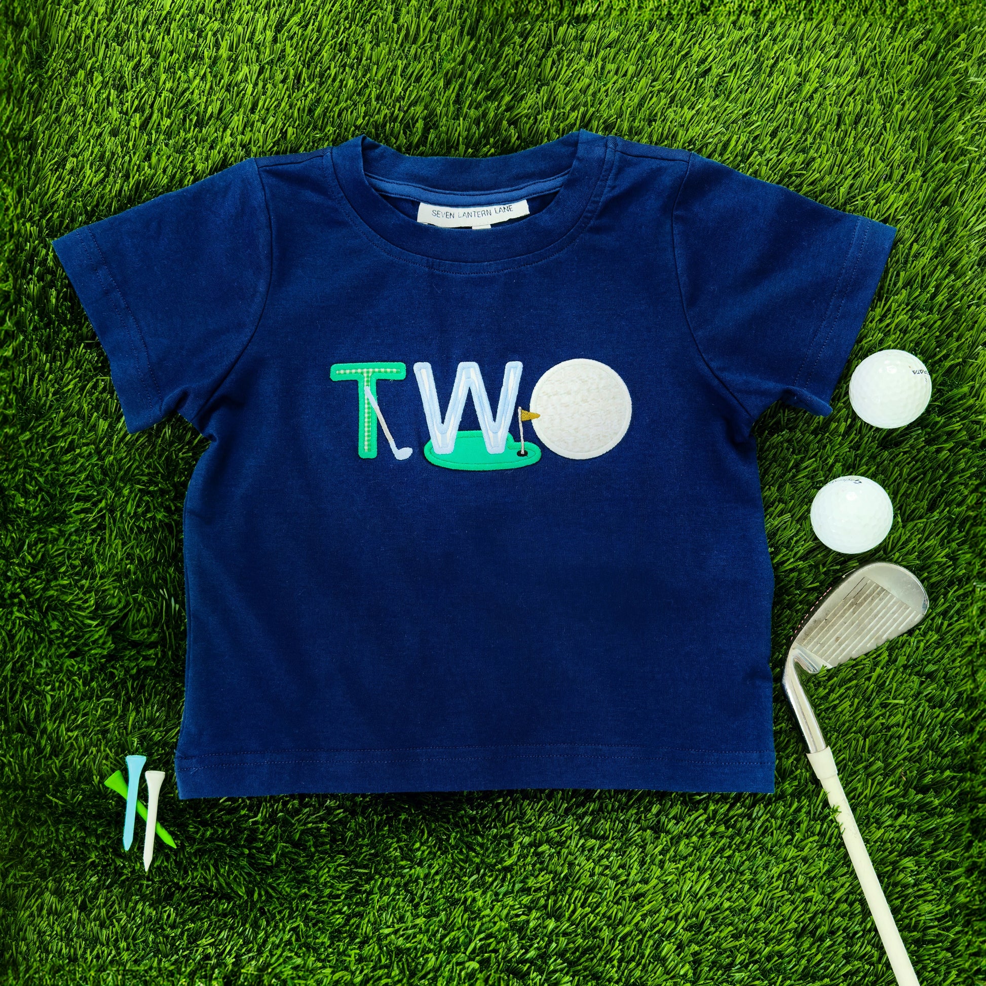 Teeing Up To Two Birthday Golf T-Shirt - Latchkey 