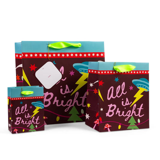 Gift Bag - All Is Bright Furbish Studio