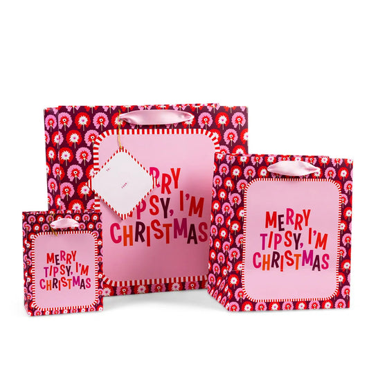 Gift Bag - Merry Tipsy Furbish Studio