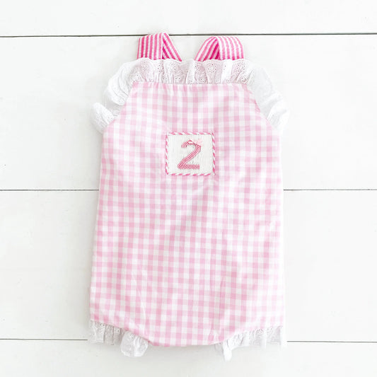 Girls Second Birthday Smocked Bubble - Latchkey