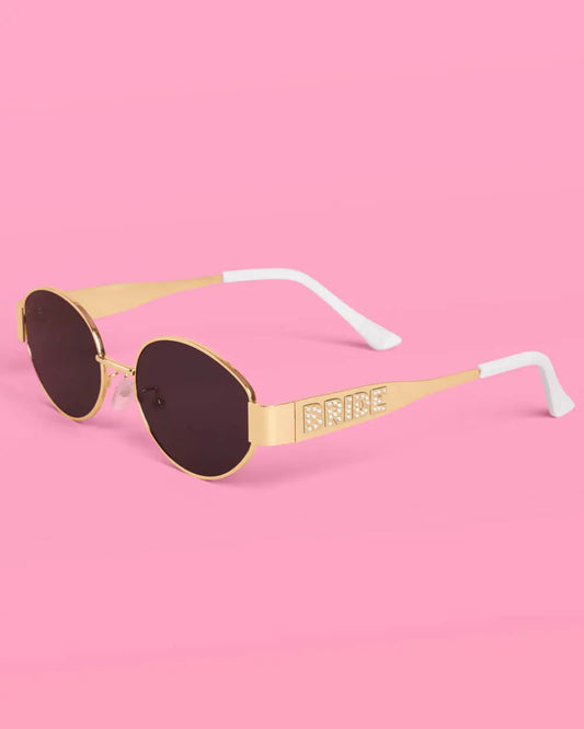 Golden Bride Sunnies - pearl embossed sunglasses xo, Fetti