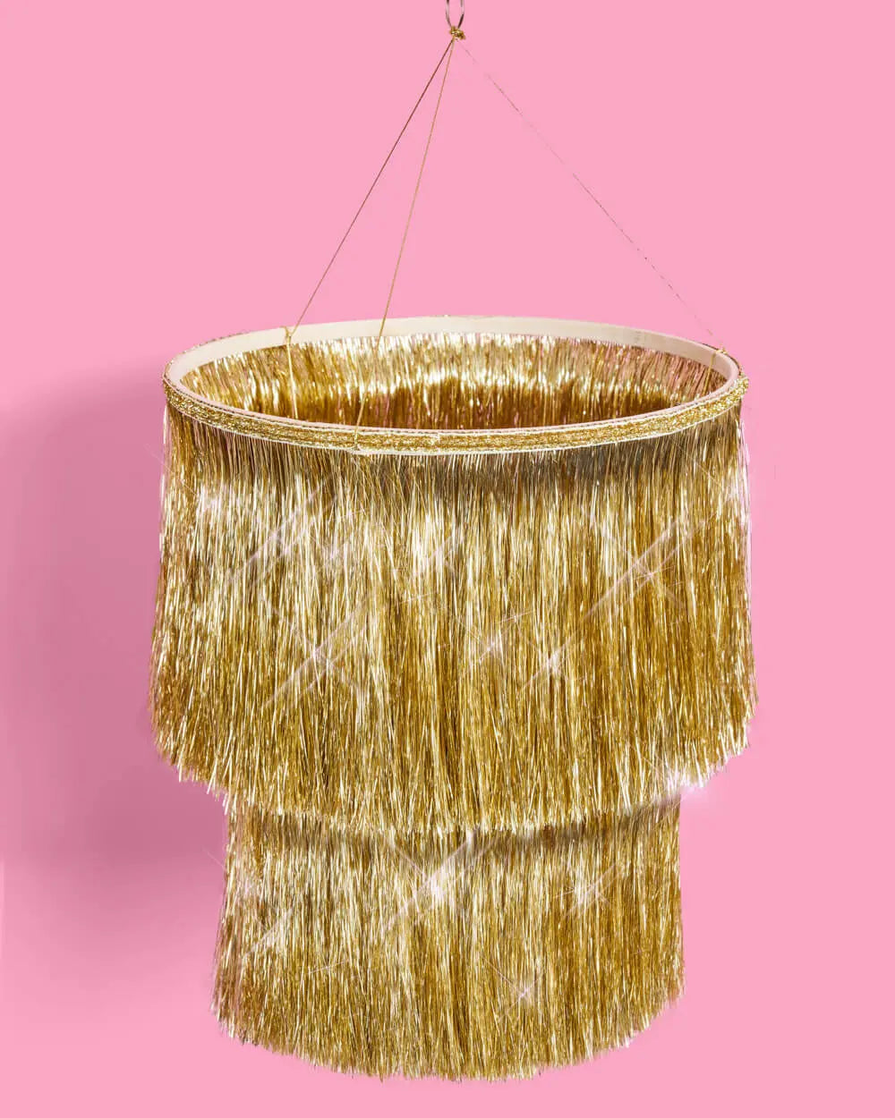 Golden Chandelier - sparkly foil chandelier xo, Fetti