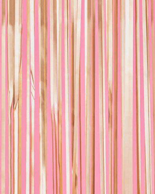 Golden Curtain - gold foil curtain xo, Fetti