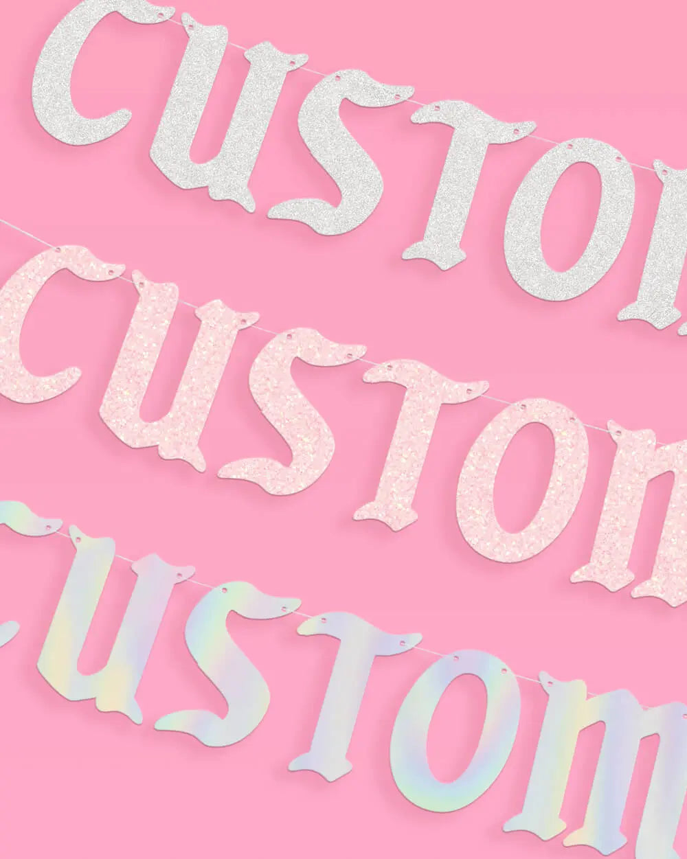 Gothic Custom Banner - customizable banner xo, Fetti