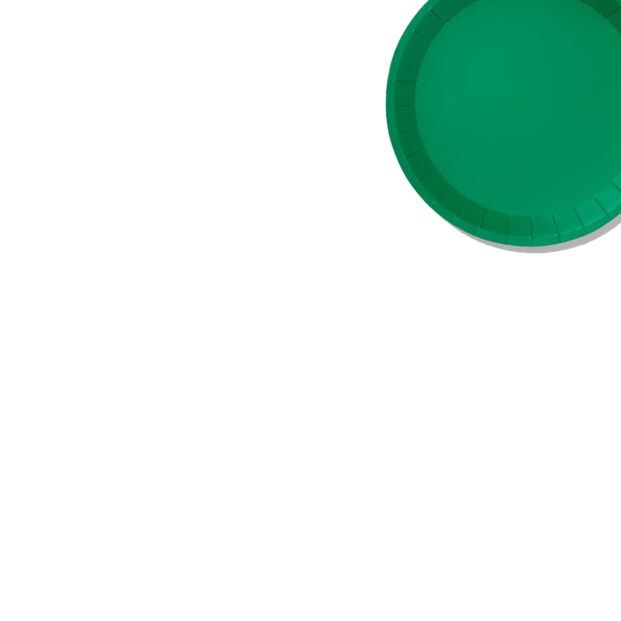 Green Classic Small Plates (10 per pack) Coterie