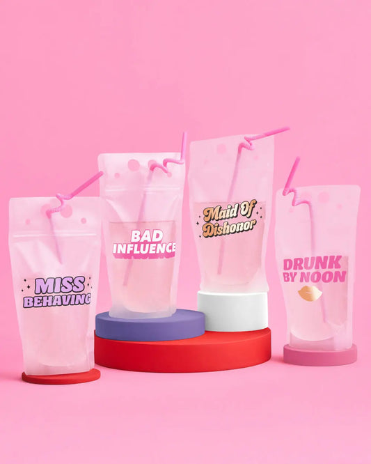 Guess Who Sippers - 16 drink pouches xo, Fetti