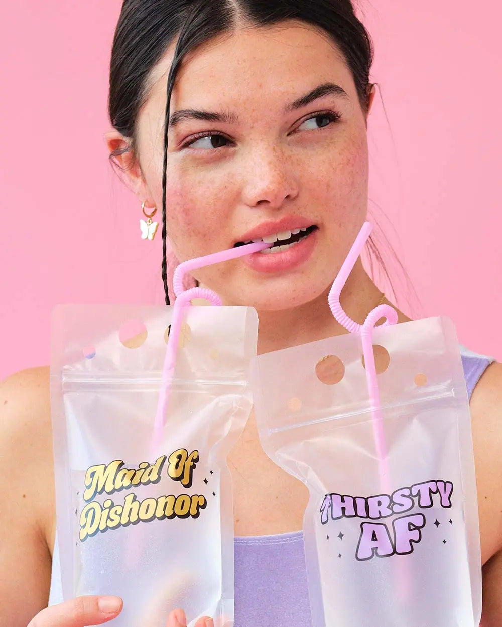 Guess Who Sippers - 16 drink pouches xo, Fetti