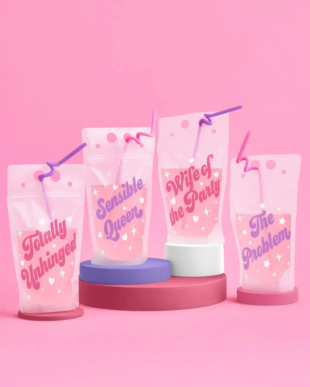 Guess Who Sippers 2.0 - 14 drink pouches xo, Fetti